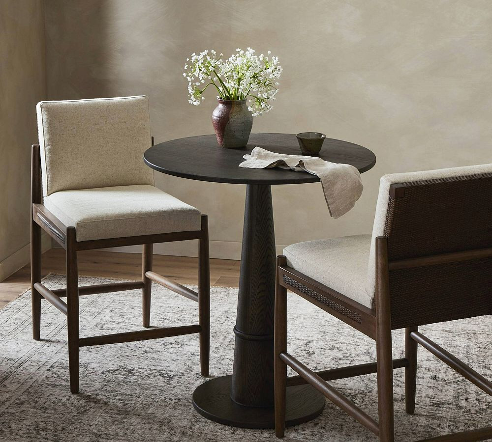 Honour Upholstered Stool | Pottery Barn (US)