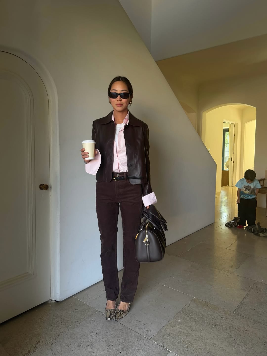 I love layering a simple white tee with button downs to switch things up! Still carrying my @Alo Yoga bag (honestly, really great quality and it goes with every outfit).

#LTKdayinmylife #LTKgrwm #LTKootd
