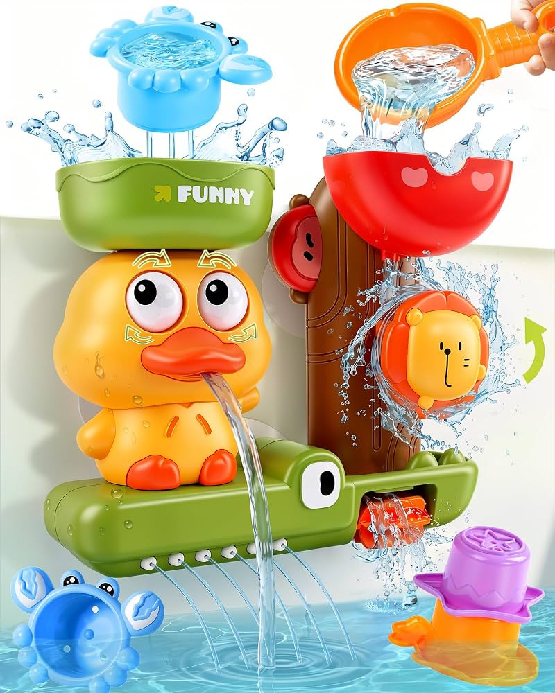 Toddler Bath Toys for Kids Ages 1-3 Waterfall Bathtub Toys for Toddlers 2-4 | Amazon (US)