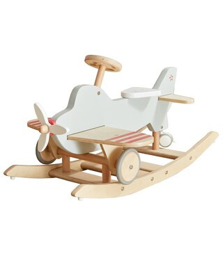 Wonder & Wise By Asweets Wood Airplane 2-in-1 Rocker & Ride-On | Dillard's