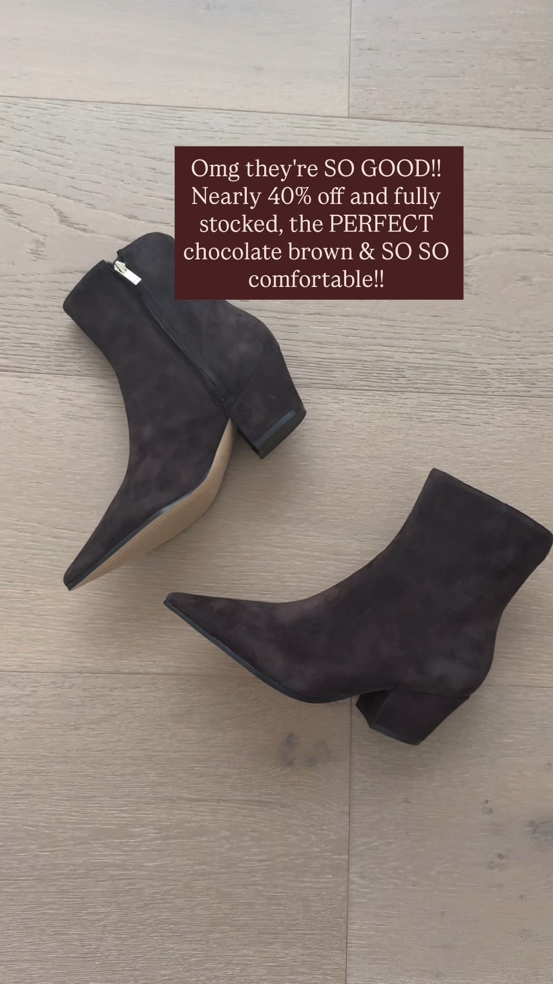 These booties are on major sale and so so comfortable! I did my true size and they're the perfect fit. Mine are the dark brown

#LTKCyberWeek
