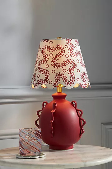Matilda Goad & Co. Scalloped Squiggle Table Lamp | Anthropologie (UK)