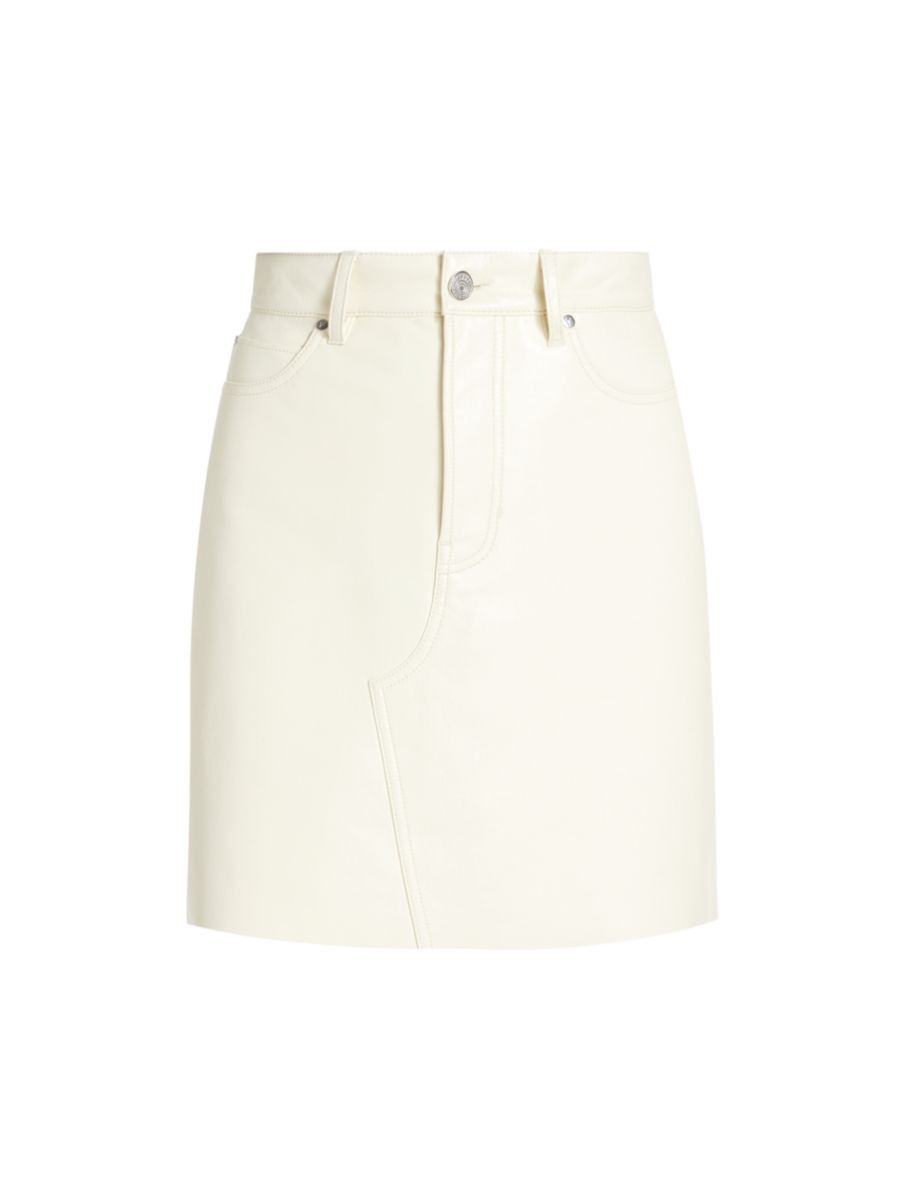 Le High n Tight Leather Miniskirt | Saks Fifth Avenue