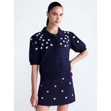 Free Assembly Women's and Women's Plus Embroidered Cardigan Sweater with Elbow Sleeves, Sizes XS-... | Walmart (US)