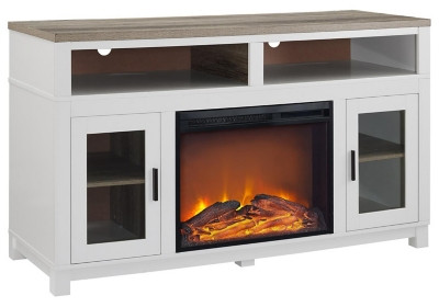 Kadin 54'' TV Stand with Electric Fireplace | Ashley