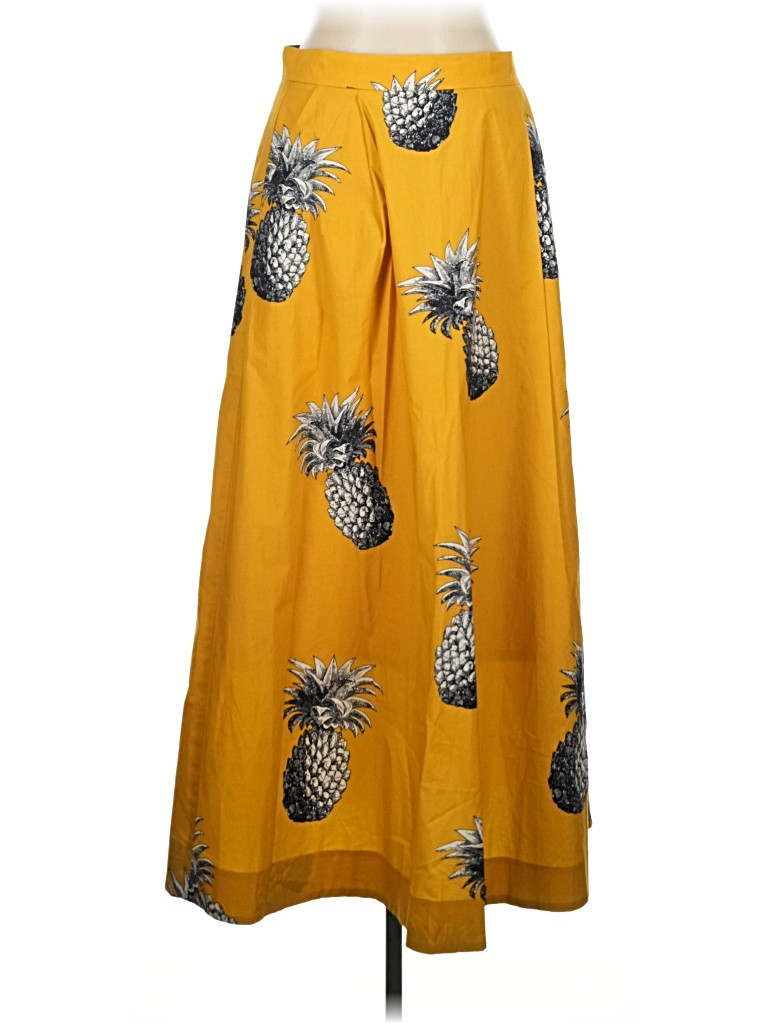 Ann Taylor Tropical Yellow Casual Skirt Size 8 - 69% off | ThredUp (US)