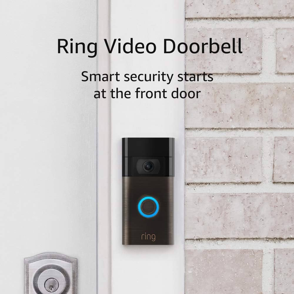 Certified Refurbished Ring Video Doorbell – 1080p HD video, improved motion detection, easy ins... | Amazon (US)