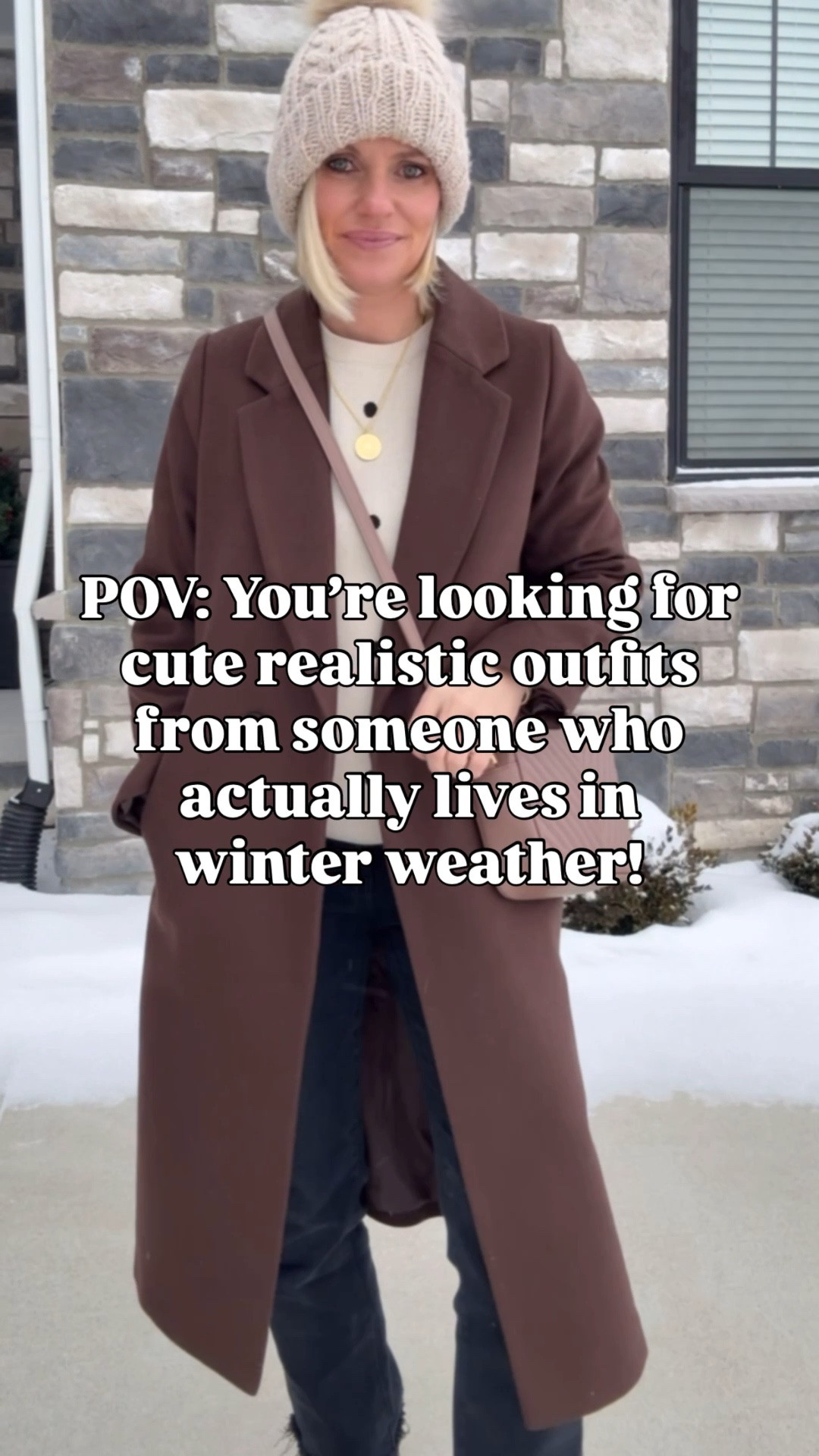 What I wore this week! Realistic winter outfit idea! 
Coat- xsmall
Jeans- 0
Sweater- smalll

#LTKOver40 #LTKPetite #LTKSeasonal