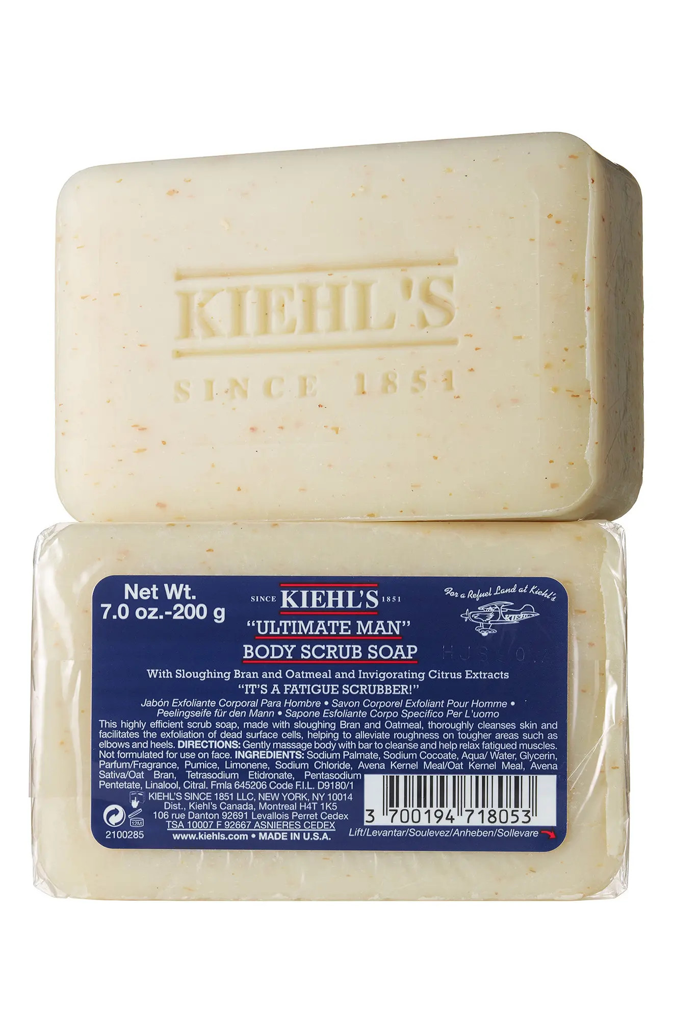 Kiehl's Since 1851 Ultimate Man Body Scrub Soap Duo | Nordstrom