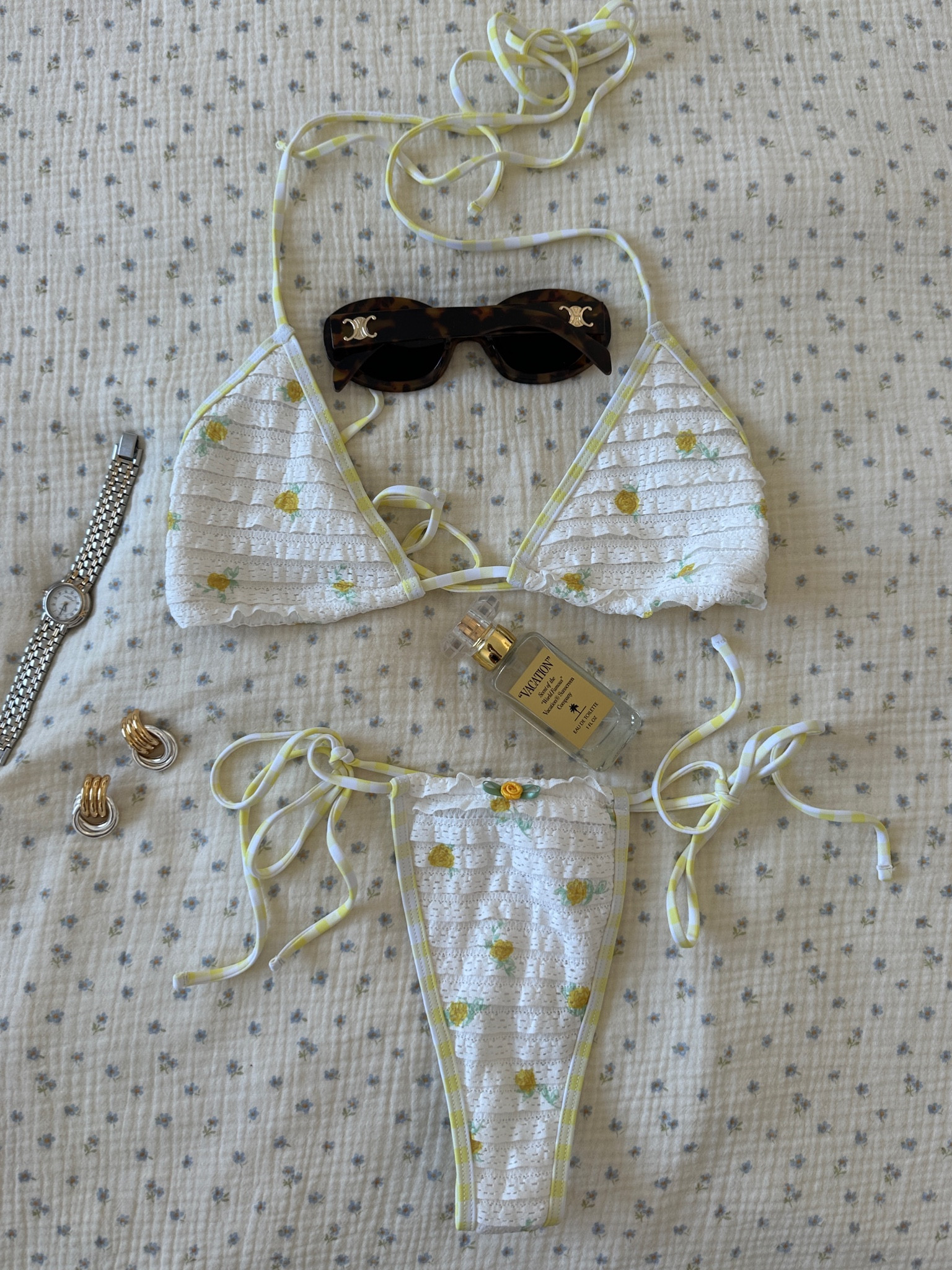 Tiny little yellow bikini 🌼

#LTKSwim #LTKSeasonal #LTKStyleTip
