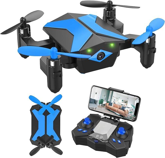 Drone with Camera Drones for Kids Beginners, RC Quadcopter with App FPV Video, Voice Control, Alt... | Amazon (US)