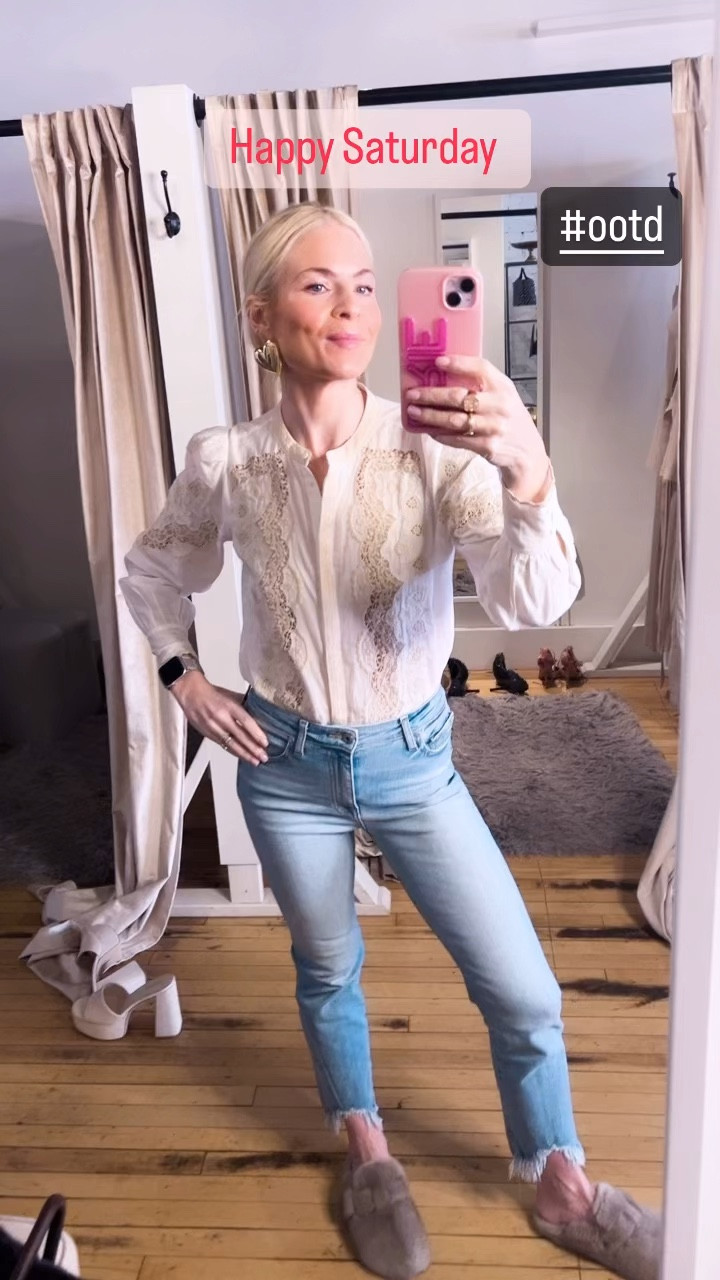 SÉZANE PARIS #whiteblouse #edit #spring23 the easiest way to look chic, is a great white blouse and a pair of blue jeans #bluejeans #prostylisttip #frenchgirlstyle

#LTKSeasonal #LTKover40 #LTKstyletip