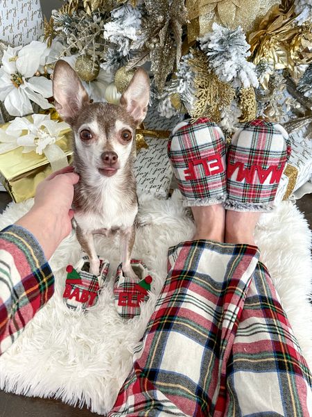 Baby elf! Slippers for the entire family!

Christmas slippers, matching slippers, Christmas pajamas, family slippers 

#LTKfamily #LTKSeasonal #LTKHoliday