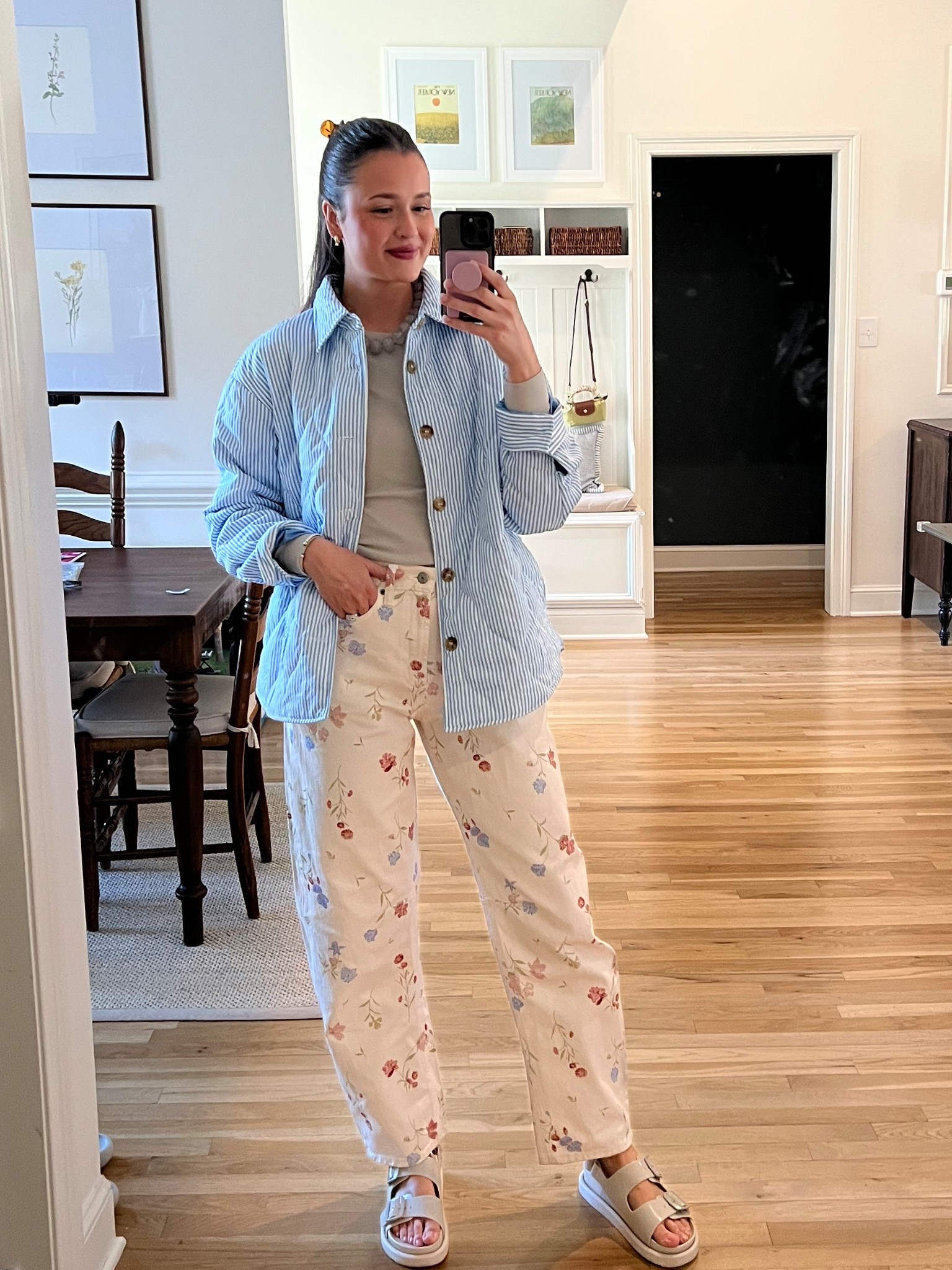 Jacket is old from Amazon; Linked similar shoes & top