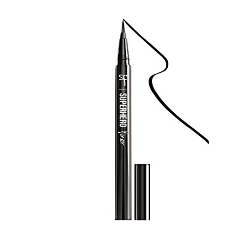 IT Cosmetics Superhero Waterproof Black Liquid Eyeliner Pen | Amazon (US)