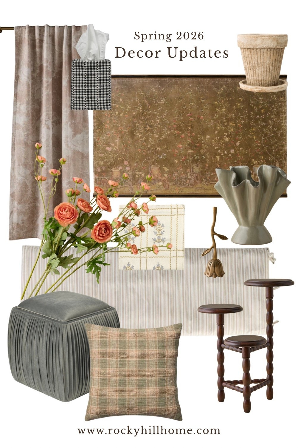 Refreshing your space for 2026? Think muted earth tones, vintage-inspired textures, and a touch of classic English countryside. From pleated velvets to subtle stripes, these picks bring that effortless "collected" look to any room.

Featuring decor from Magnolia, Anthropologie, Lulu and Georgia, Amber Interiors, McGee and Co and Studio McGee x Target

#LTKSeasonal #LTKHome