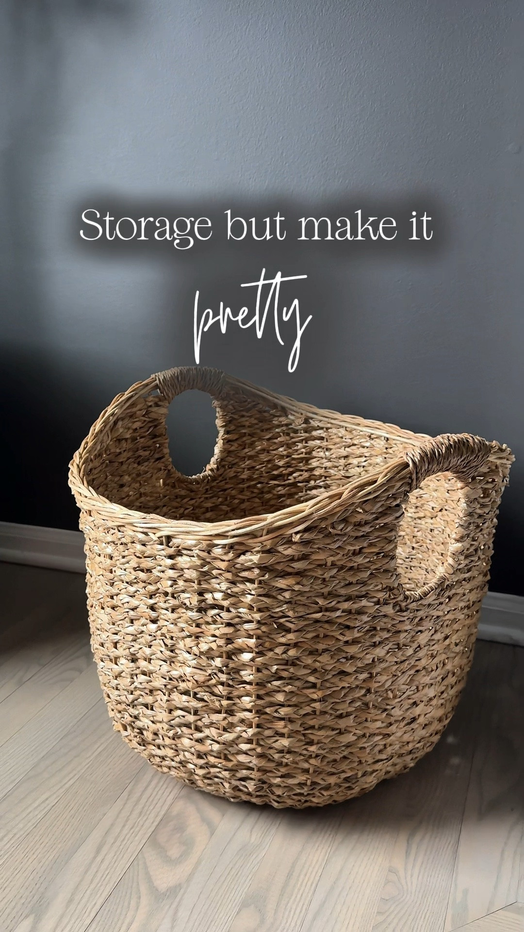 I’ve been hunting for a seagrass storage basket that’s actually sturdy enough to hold real stuff — and this braided wicker basket from Target checks every box. Mine’s holding my resistance bands, yoga mat, and foam roller, but it’d work just as well for blanket storage, throws, or towels. This is exactly the kind of home organization piece that makes clutter look intentional instead of like clutter — natural texture, sturdy handles, and it’s currently marked trending for a reason.

If you’re building out a workout corner or just need a woven storage basket that doesn’t scream “storage bin,” this is it.

#LTKHome