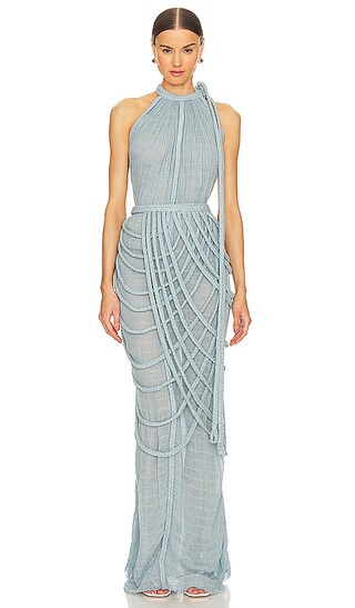 Vera Gown in Aqua | Revolve Clothing (Global)