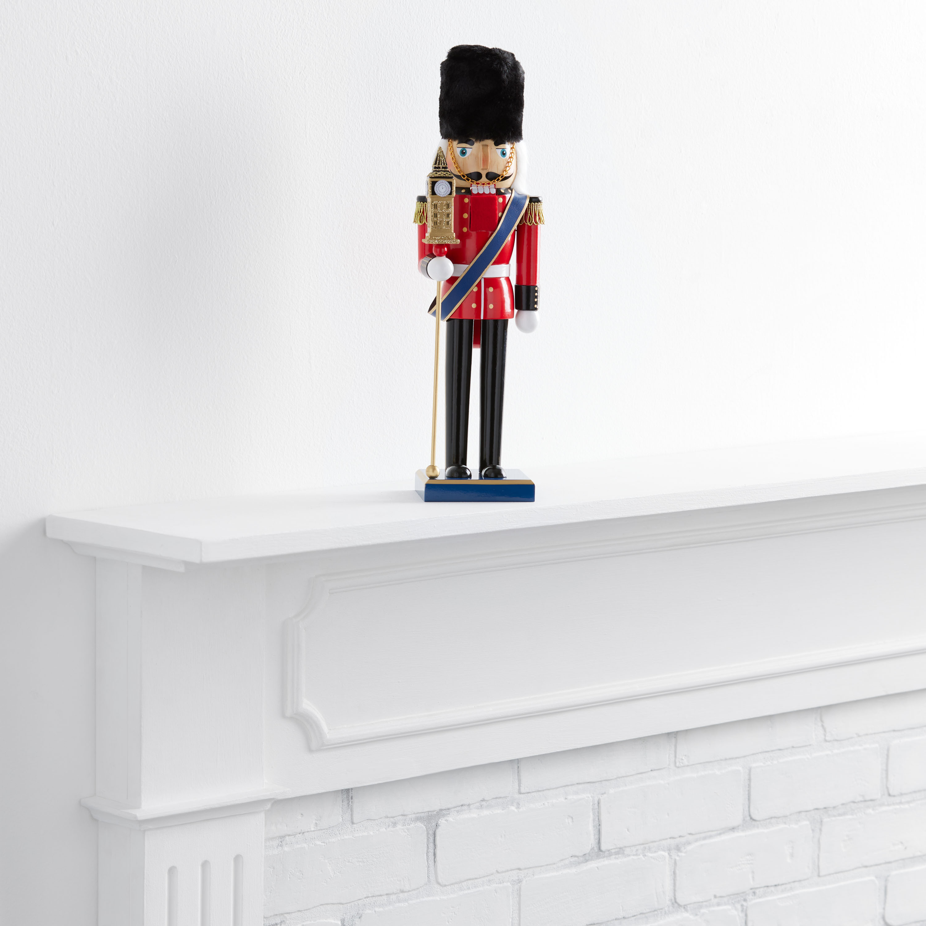 Beefeater Nutcracker with Big Ben Staff Decor | World Market