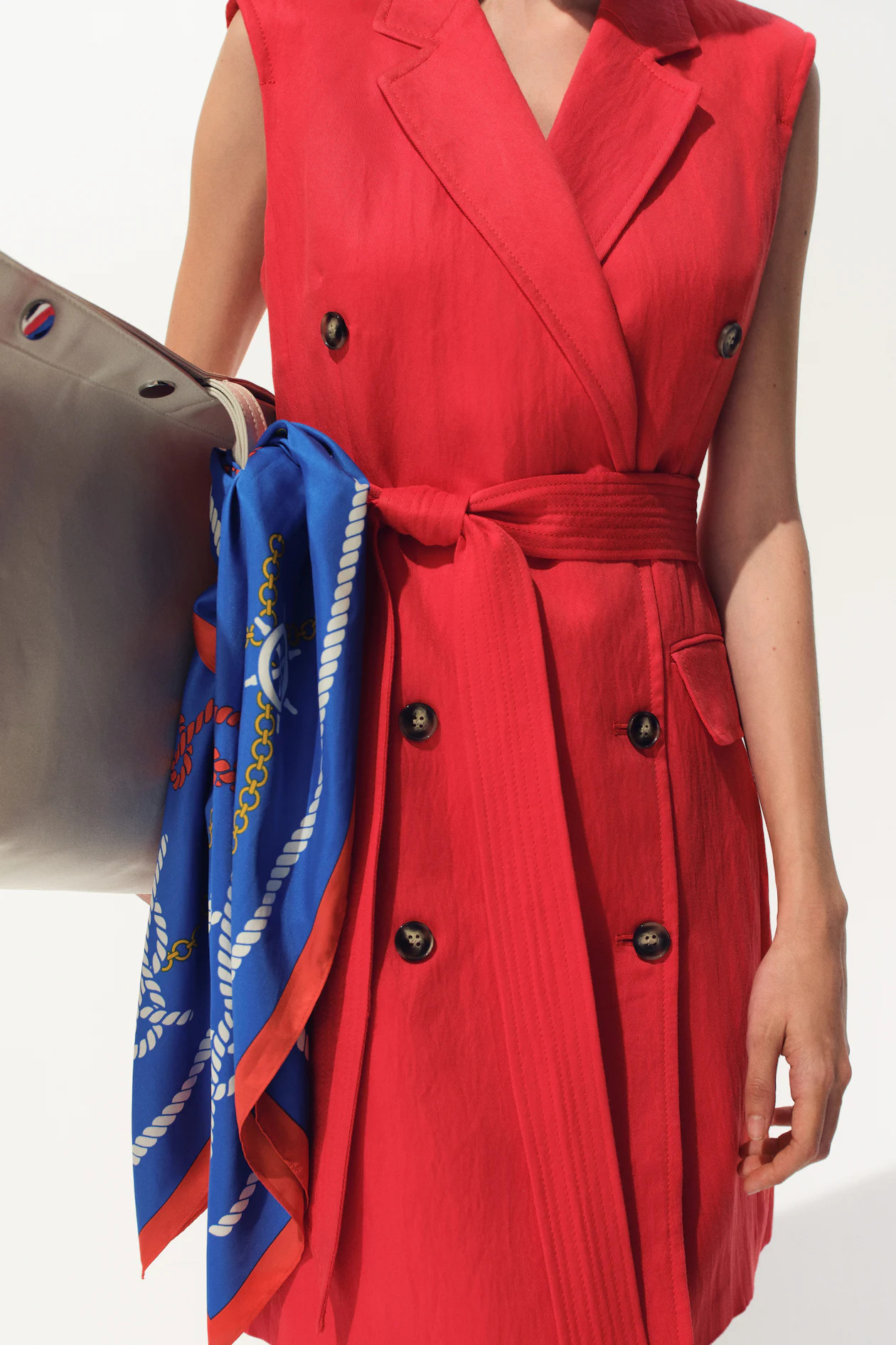 Vestido blazer en mezcla de lino - | H&M (FR, IT, ES, PT, BE)