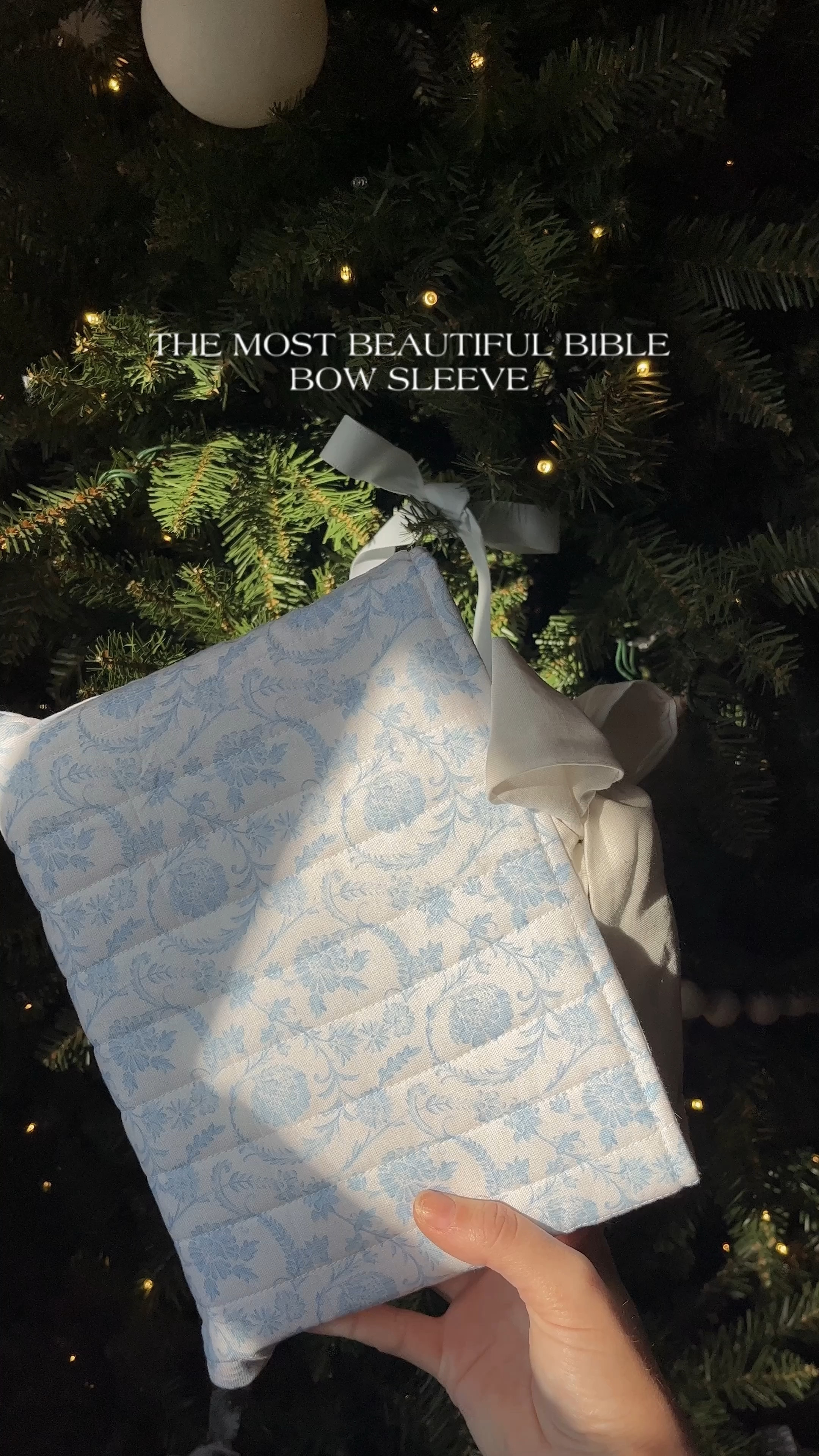 Bow Bible Sleeve - this is so beautiful for a gift idea for her! Especially for baptism or Easter! #bible #biblesleeve 


#LTKHoliday #LTKGiftGuide