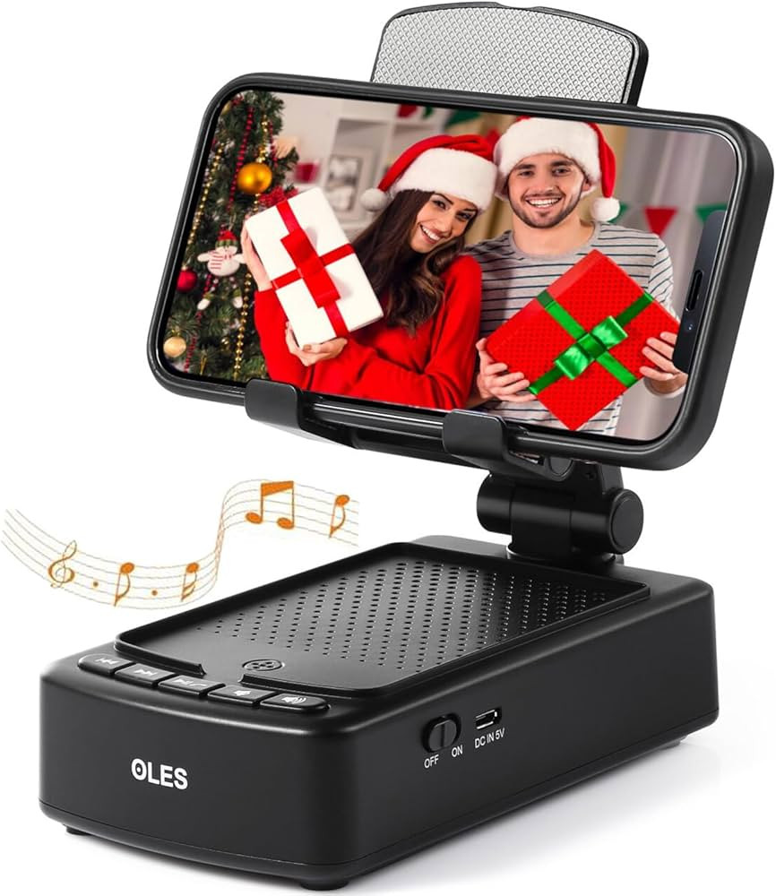 Gifts for Men, OLES Mobile Phone Stand with Bluetooth for Him Dad Women Who Want Nothing, Adjusta... | Amazon (US)