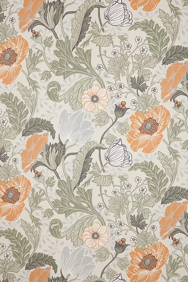 Anemone Wallpaper | Anthropologie (US)