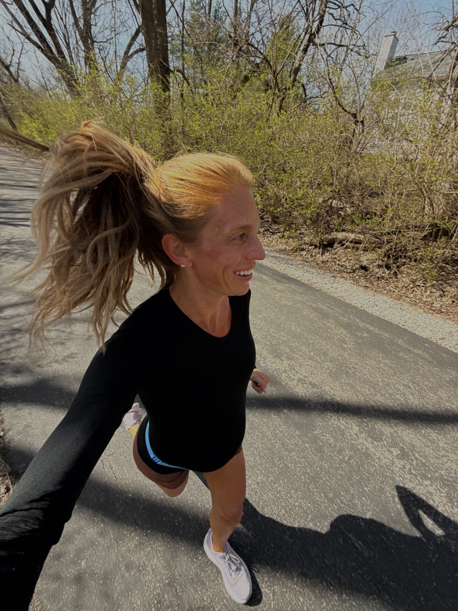 Running outfit for spring while pregnant! Wearing my favorite maternity biker shorts ever. Wore them both pregnancies and stay up while not being restrictive. My usual size small. No need to size up in these since they are maternity already! 

Sized up 2 sizes to 8 in top for pregnancy 



@lululemon Hoka, running outfit, running gear, bump friendly, 

#LTKActive #LTKBump #LTKfitnessgoals