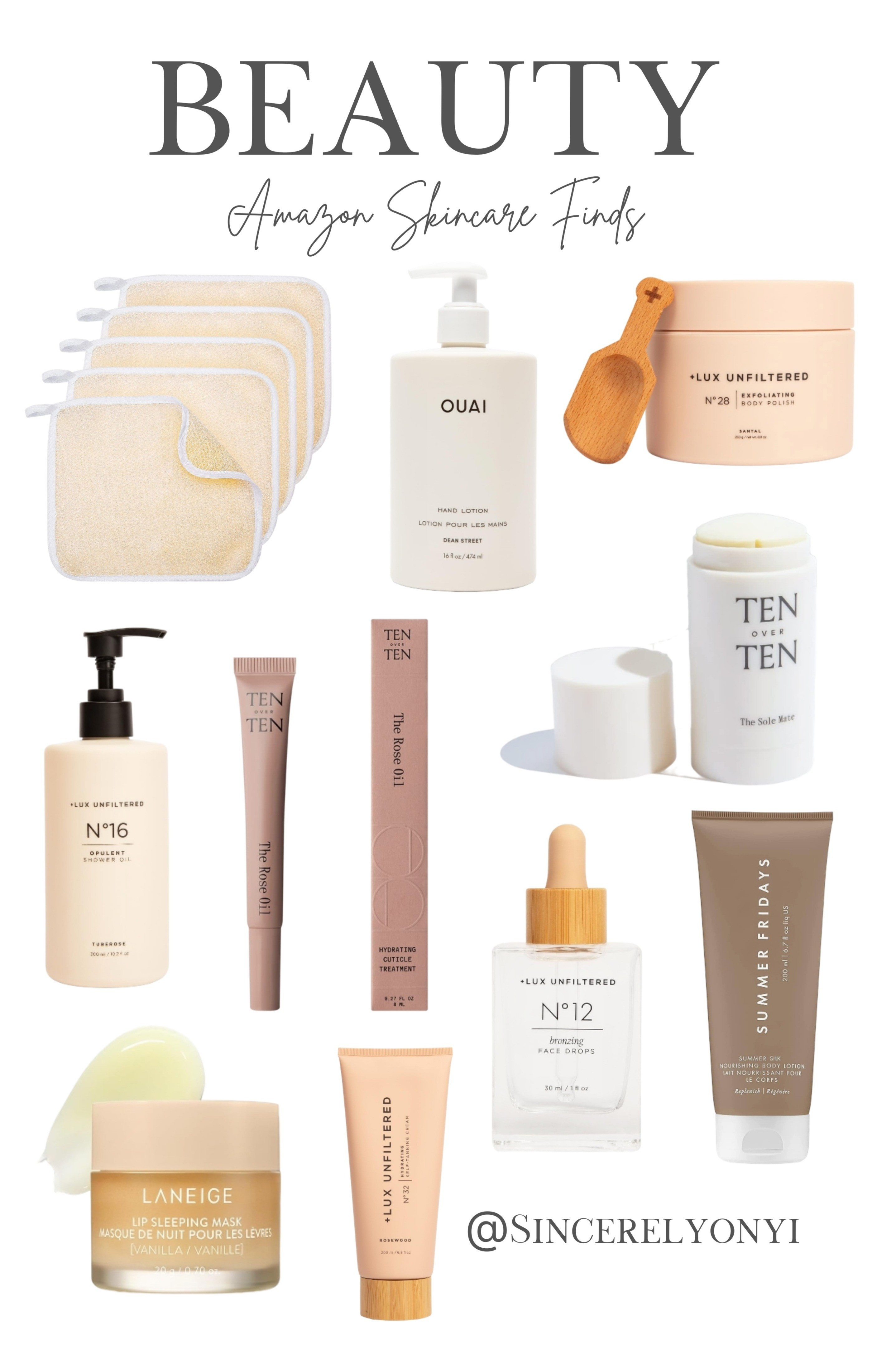Unlock your best skin! Discover my top Amazon skincare finds that deliver results. Shop now for your glow-up! #AmazonSkincare #BeautyFinds #SkincareRoutine #LTKBeauty #GlowUp

#LTKActive #LTKU #LTKBeauty