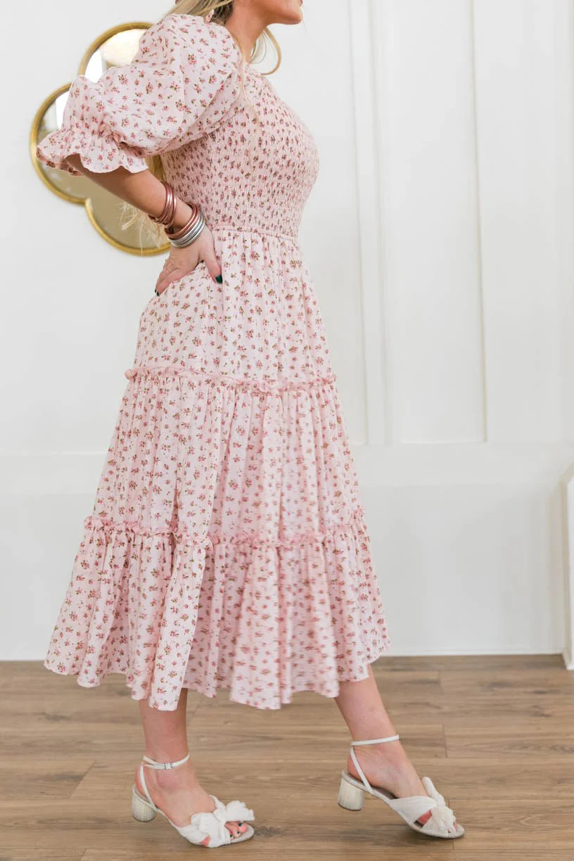Madeline Dress In Pink | Ivy City Co