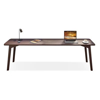 Nut-brown Rectangular Solid Wood Writing desk | Wayfair North America
