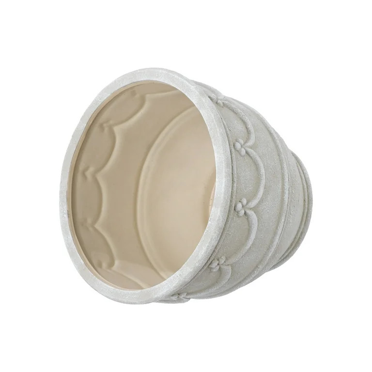 My Texas House 12" Retro Planter, Cream | Walmart (US)