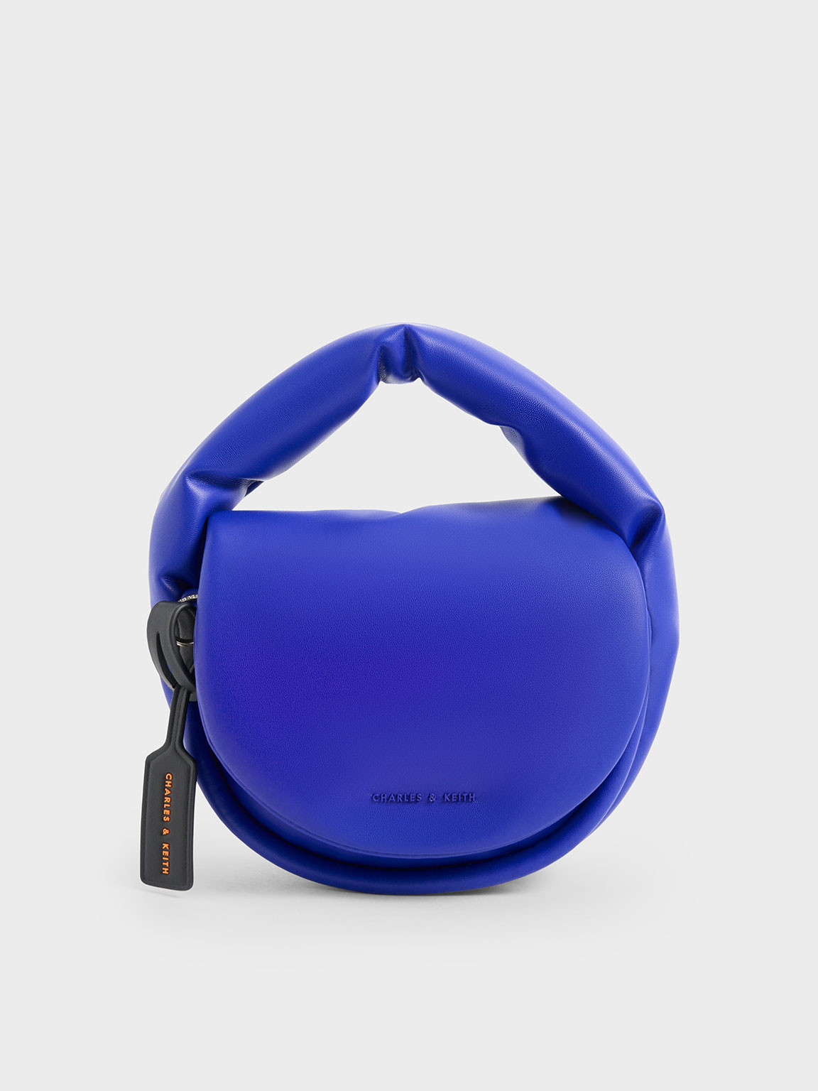 Cobalt Yama Padded Handle Bag | CHARLES &amp; KEITH | Charles & Keith US