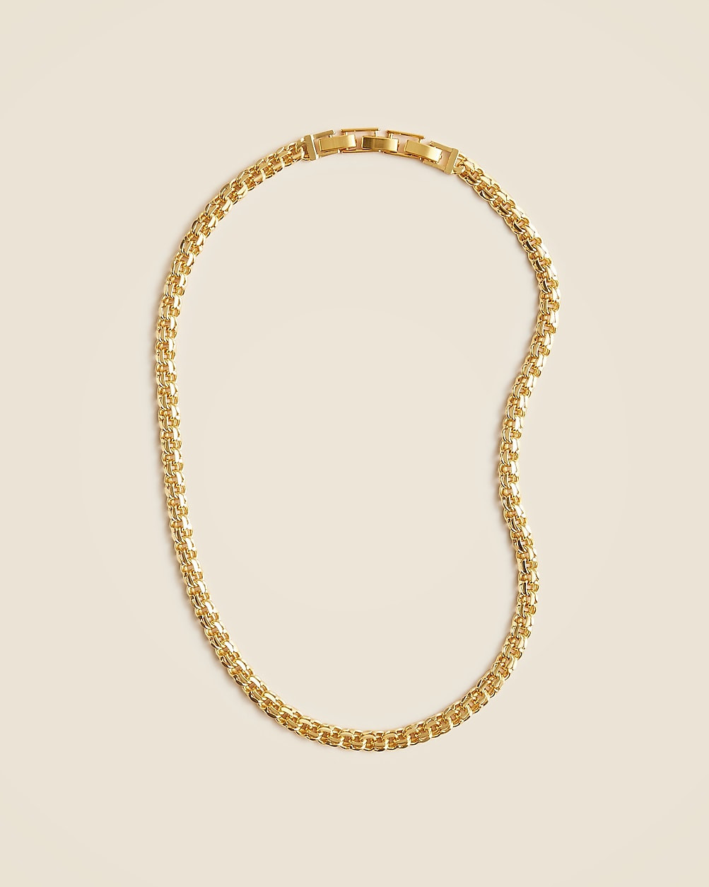 Metallic rope chain necklace | J. Crew US