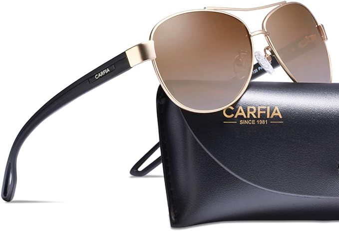 Carfia Polarized Sunglasses for Women UV Protection Outdoor Glasses Ultra-Lightweight Comfort Fra... | Amazon (US)