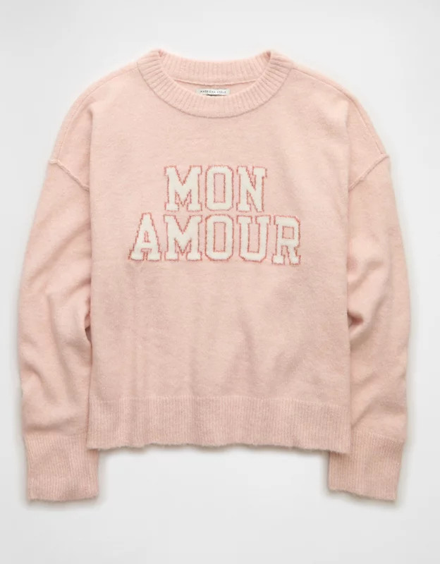 AE Whoa So Soft Valentine's Day Sweater | American Eagle Outfitters (US & CA)