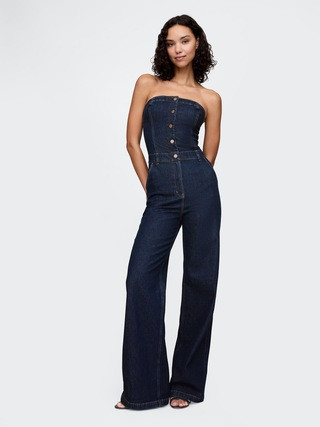 Strapless Denim Jumpsuit | Gap (US)