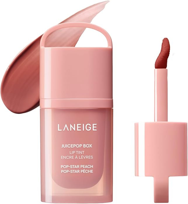 LANEIGE JuicePop Box Lip Tint: 12‑HR Hydrating Lightweight Stain with Buildable Juicy Color & N... | Amazon (US)