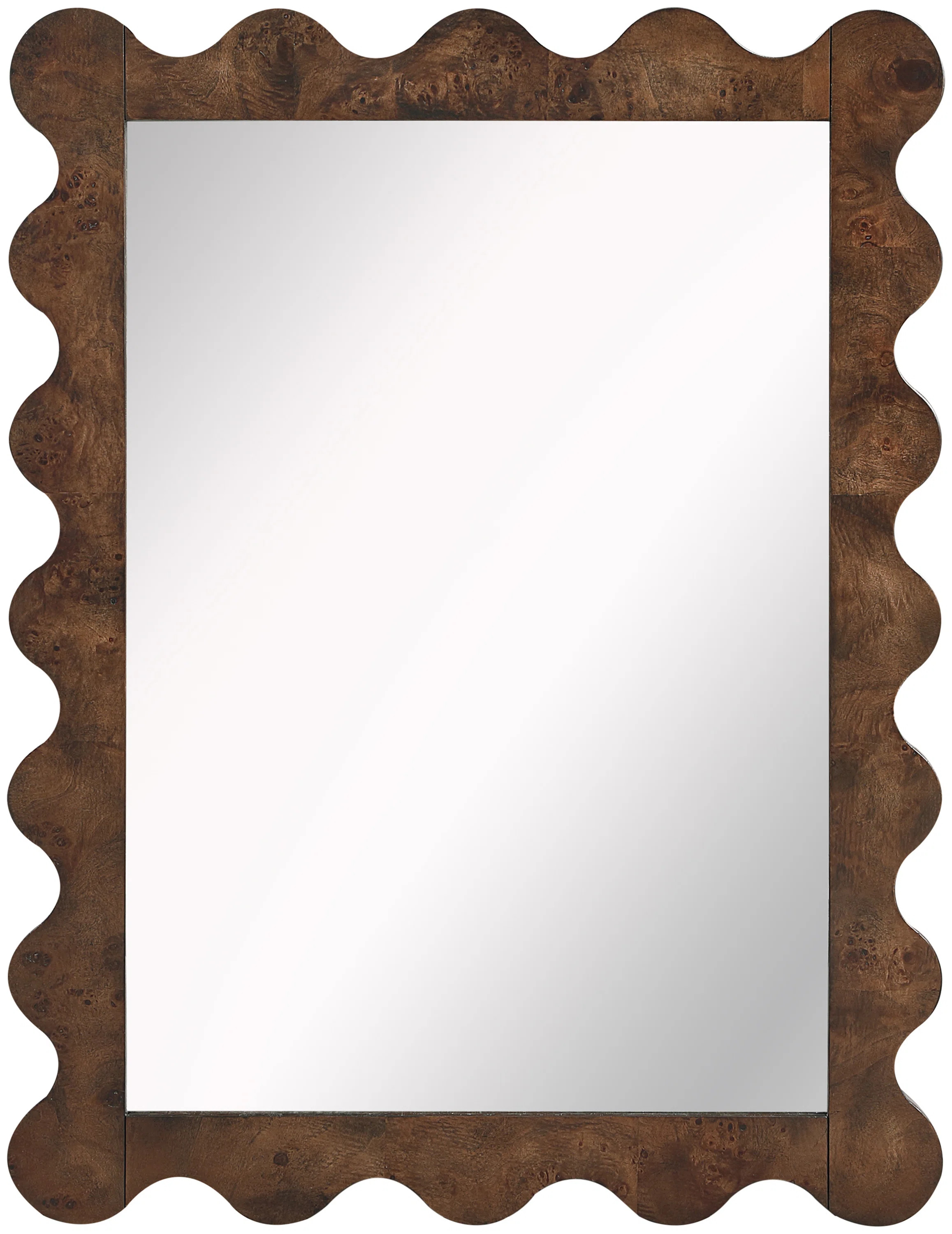 Seyed Burl Veneer Mirror | Wayfair North America