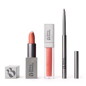Rinna Beauty Lip Kit - Call Me Coral - All-in-One Lip Kit Includes Lipstick, Lip Gloss, and Lip L... | Amazon (US)