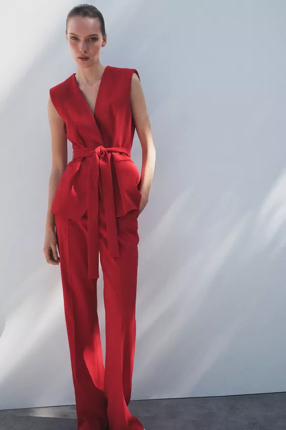 BELTED VEST ZW COLLECTION | Zara US