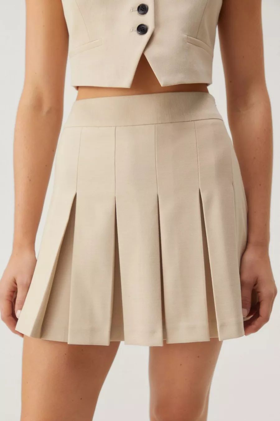 Tailored Pleated Mini Skirt | Nasty Gal US