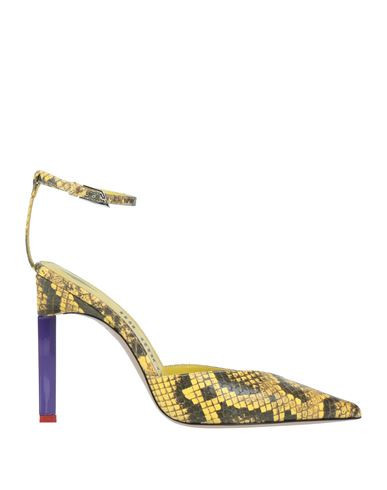 The Attico Woman Pumps Yellow Size 8.5 Leather | YOOX (US)