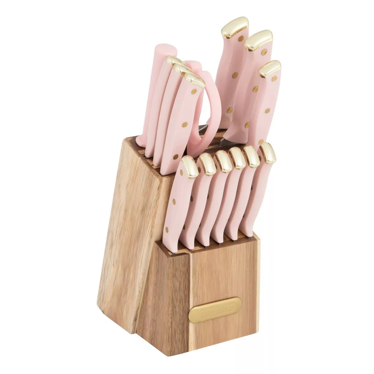 Farberware 15pc Cutlery Set - Gold and Blush | Target