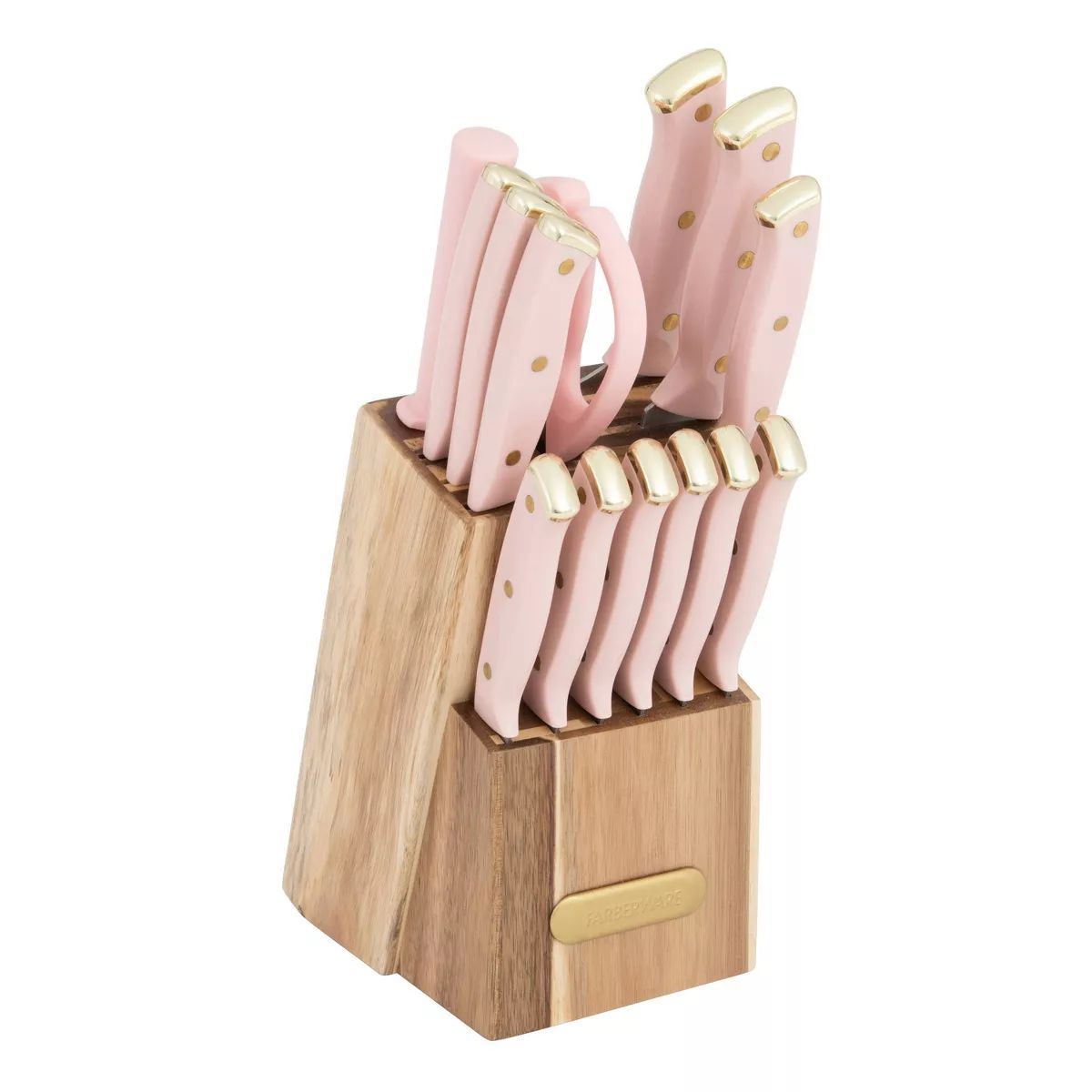Farberware 15pc Cutlery Set - Gold and Blush | Target