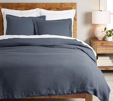 Belgian Flax Linen Duvet Cover & Shams | Pottery Barn (US)