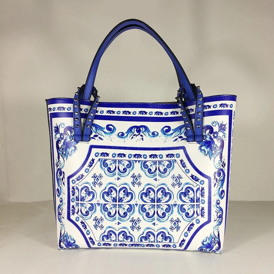 Vintage Sicilian Bag, Mosaic bag, Italian Print Handbag, Runway Bag, Dolce Vita Bag, Designer Sic... | Etsy (CAD)