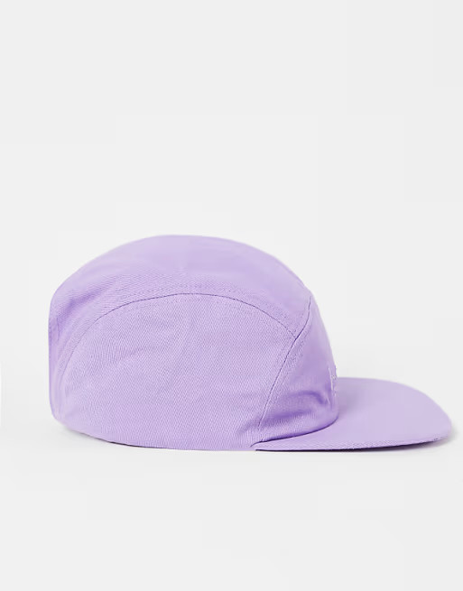Reclaimed Vintage Inspired cotton twill 5 panel cap in washed lilac | ASOS (Global)