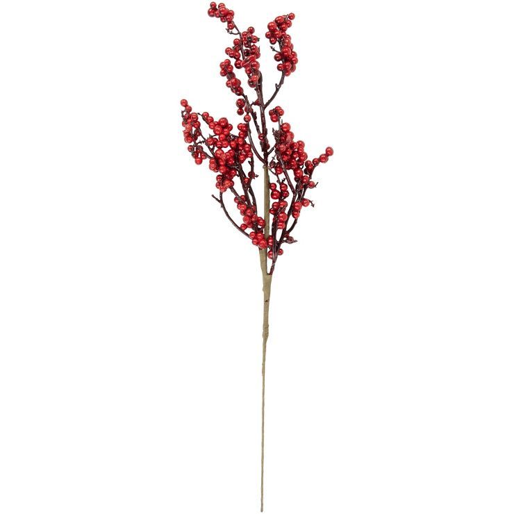 Northlight 22" Artificial Red Berry Christmas Spray | Target