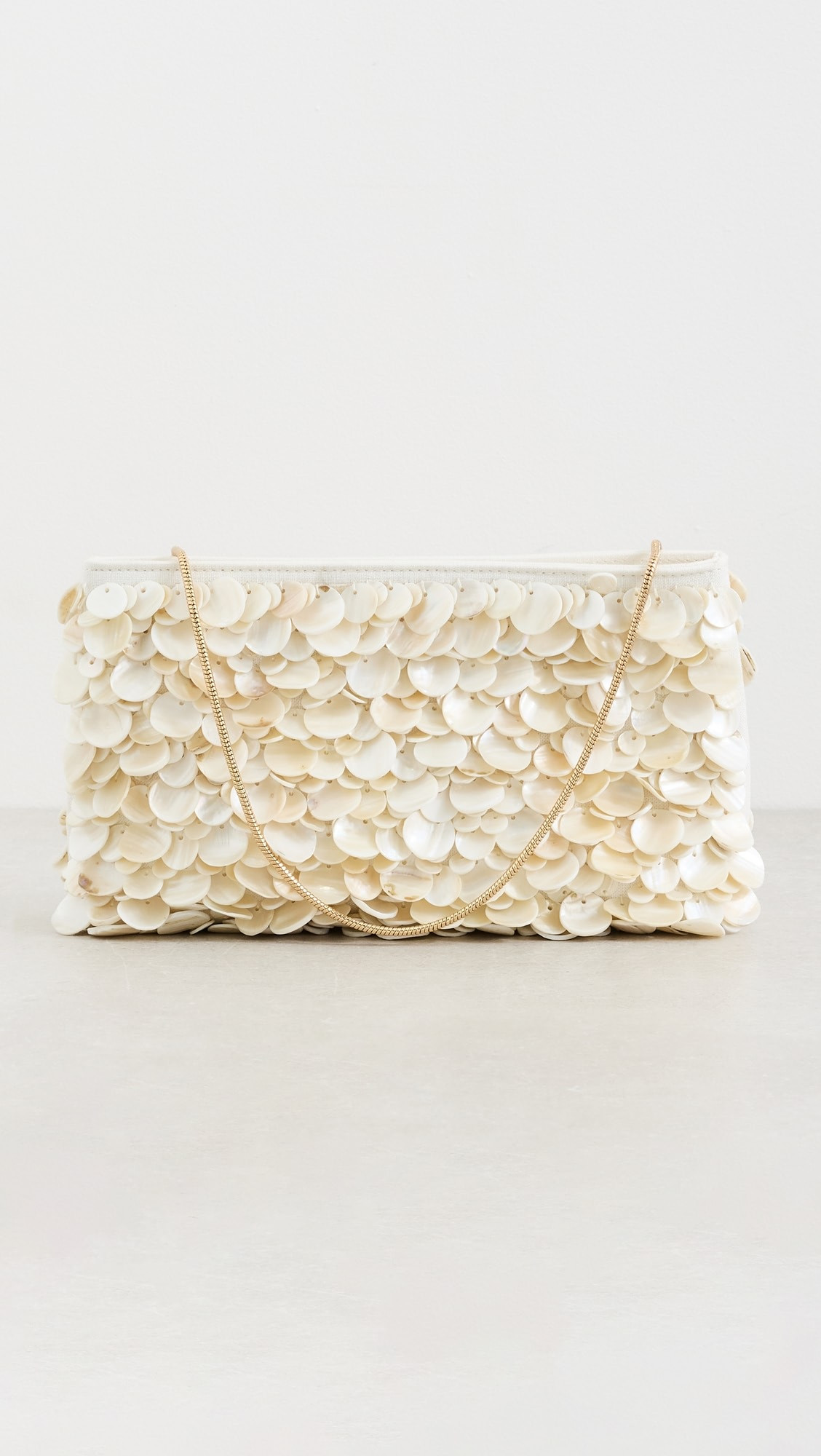 Reese Natural Shell Beaded Clutch | Shopbop